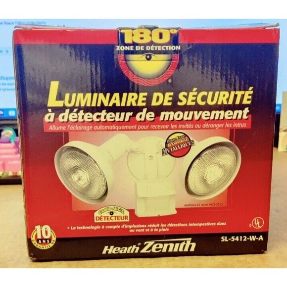180 Degree 70ft Reach, Motion Activated Security Lights White NEW - Picture 2 of 12